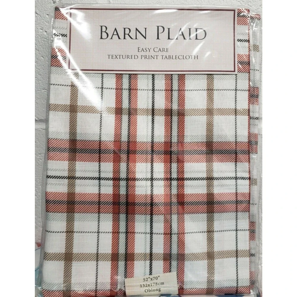 Printed Linen Tablecloth 52